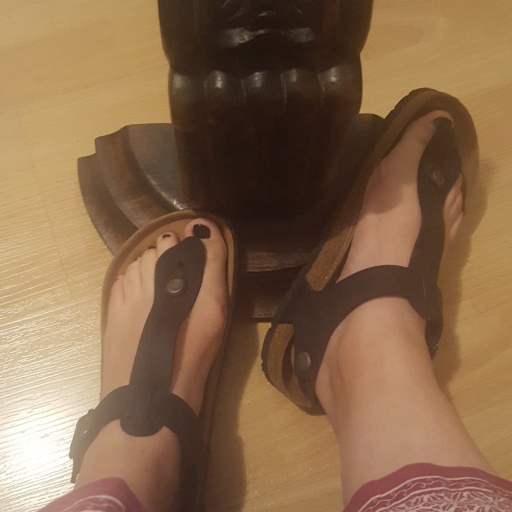 Birkenstock Sandals.